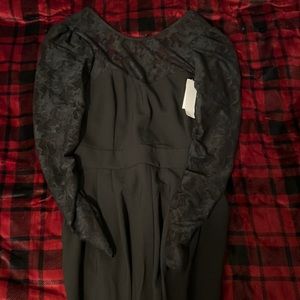 H&M Jumpsuit with Lace Sleeve Size 8
